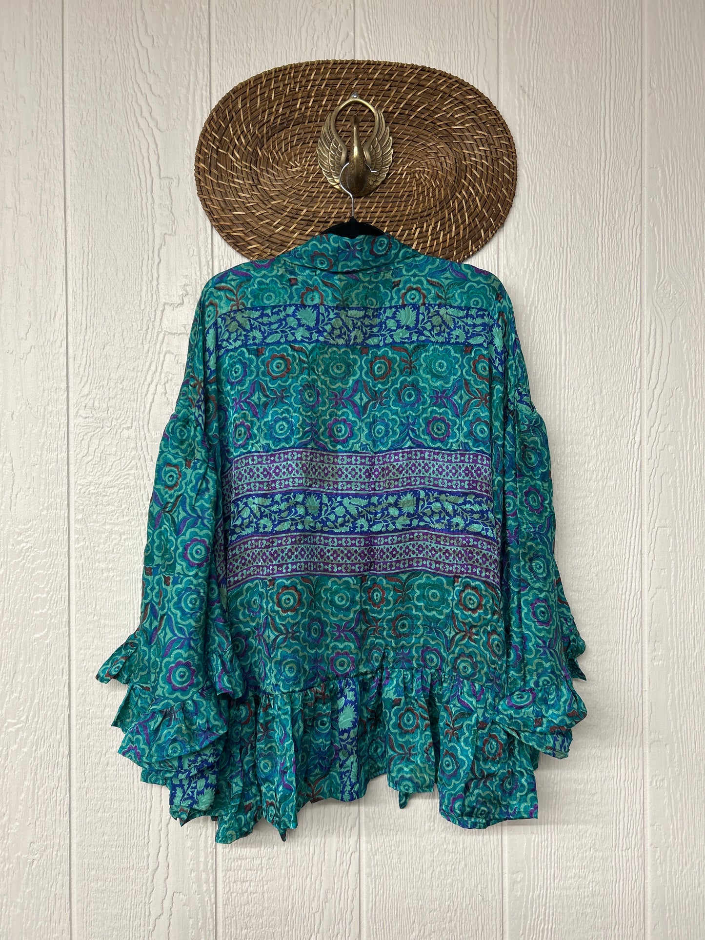 Crepe Sari Wild Rose Top 1225 177