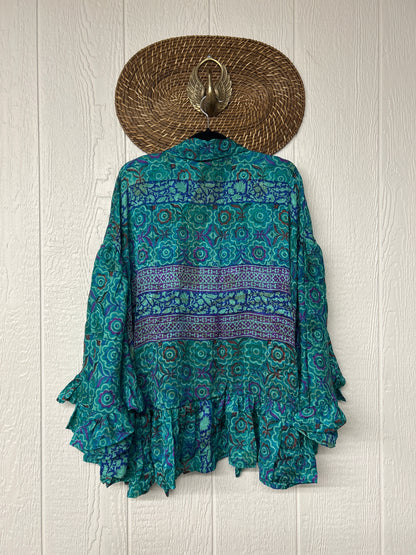 Crepe Sari Wild Rose Top 1225 177