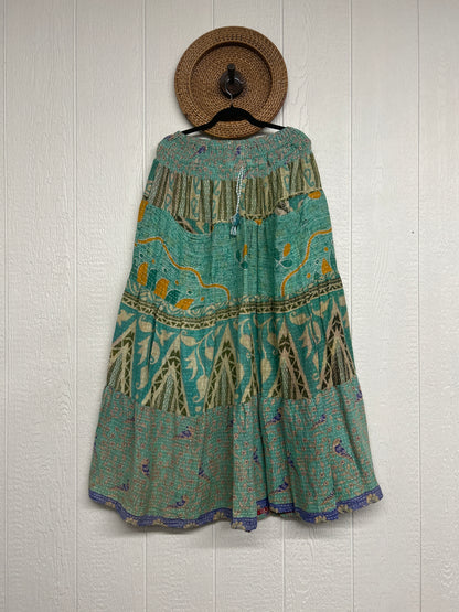 Pareo Kantha Lotus Maxi Skirt 0826 059