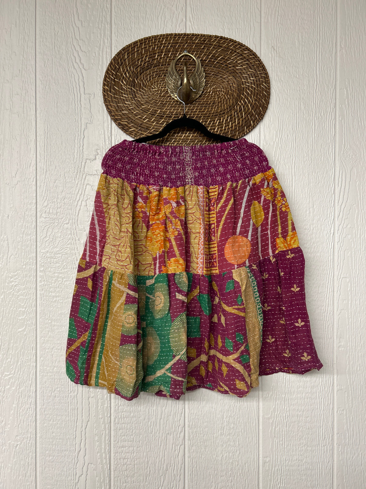 Pareo Kantha Meadow Skirt 0826 217