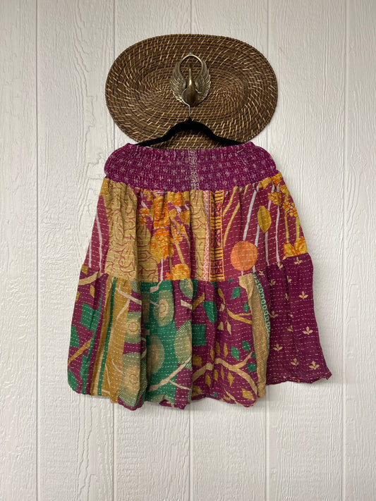 Pareo Kantha Meadow Skirt 0826 217