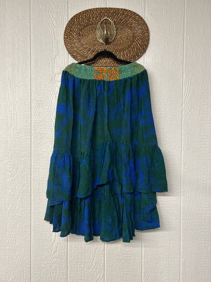 Crepe Sari Dahlia Skirt 1026 126