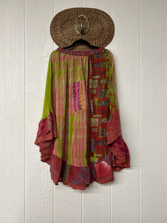 Crepe Wild Rose Skirt 1025 099