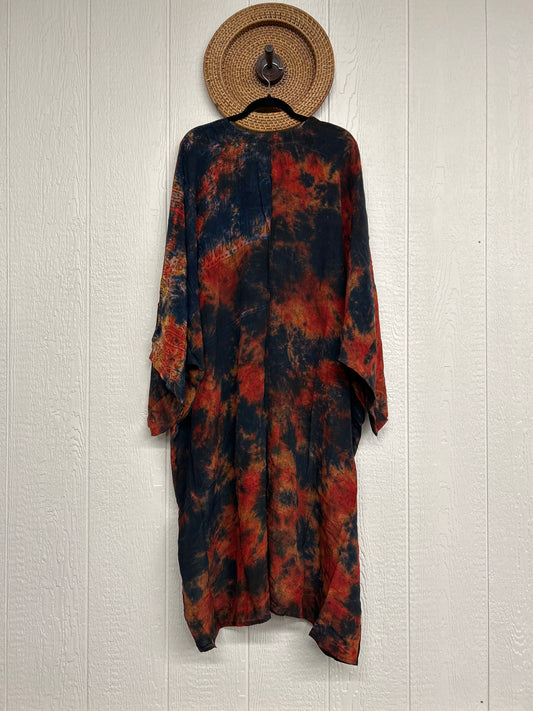 Crepe Sari Gaia Duster Dress 0826 203