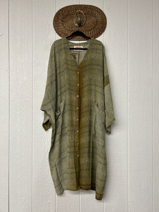 Crepe Sari Gaia Duster Dress 0826 243
