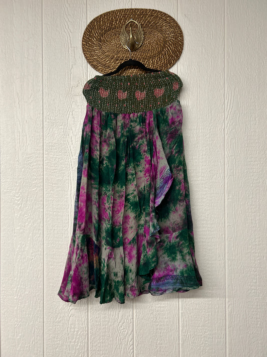Crepe Sari Inner Peace Wrap Skirt 0626 029