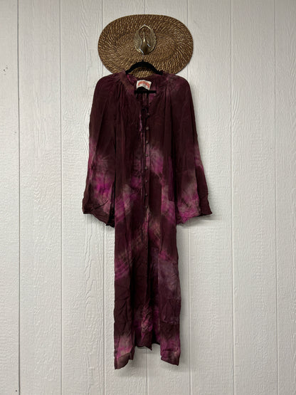 Crepe Sari Woodstock Duster Dress 0526 009