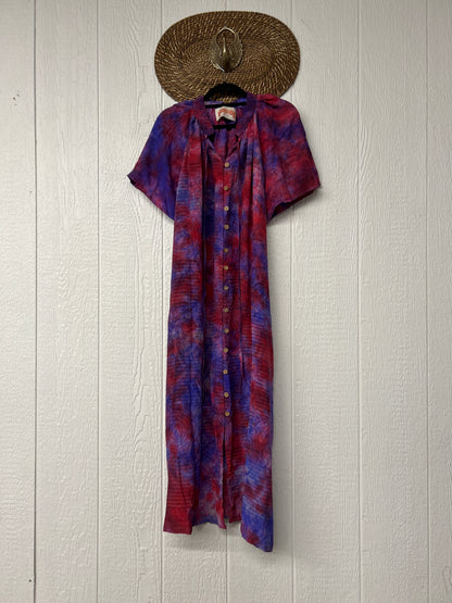 Crepe Sari Summer Woodstock Duster 0626 258