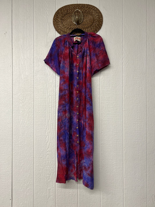 Crepe Sari Summer Woodstock Duster 0626 258