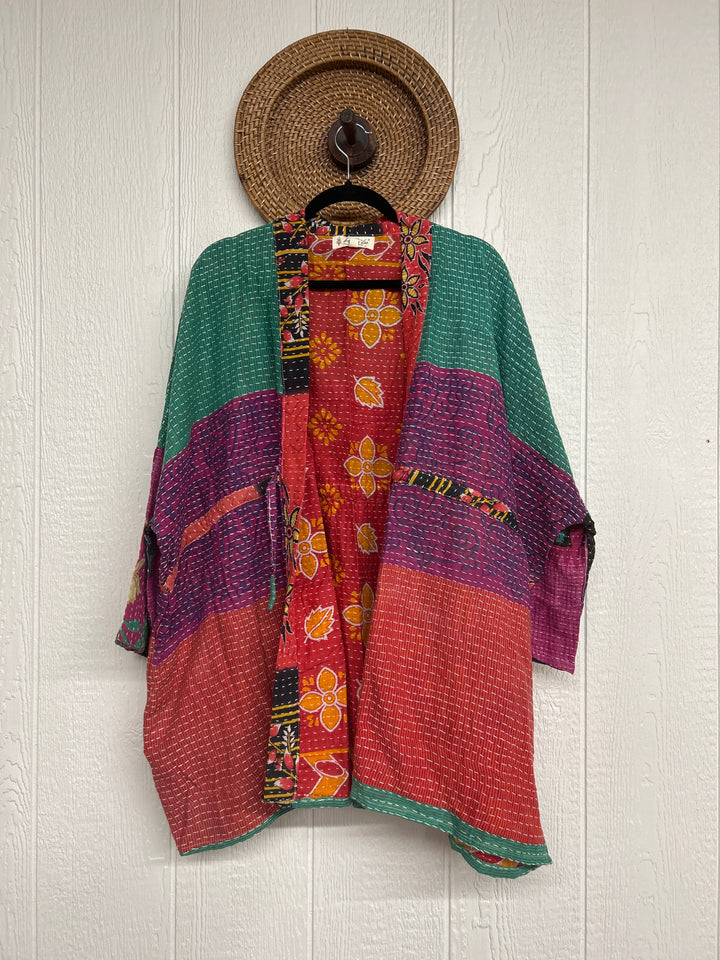 Kantha Shortie Kimono 0325 124