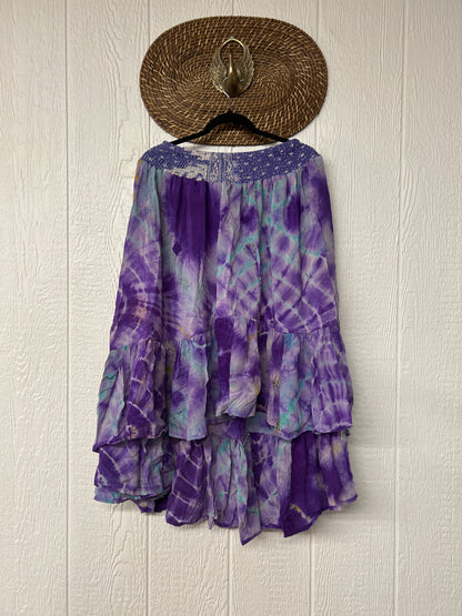 RETAIL Crepe Sari Dahlia Skirt 1026 077