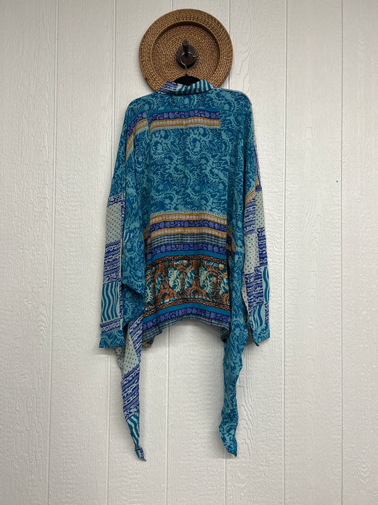 Crepe Sari Nirvana Button Down 1125 199