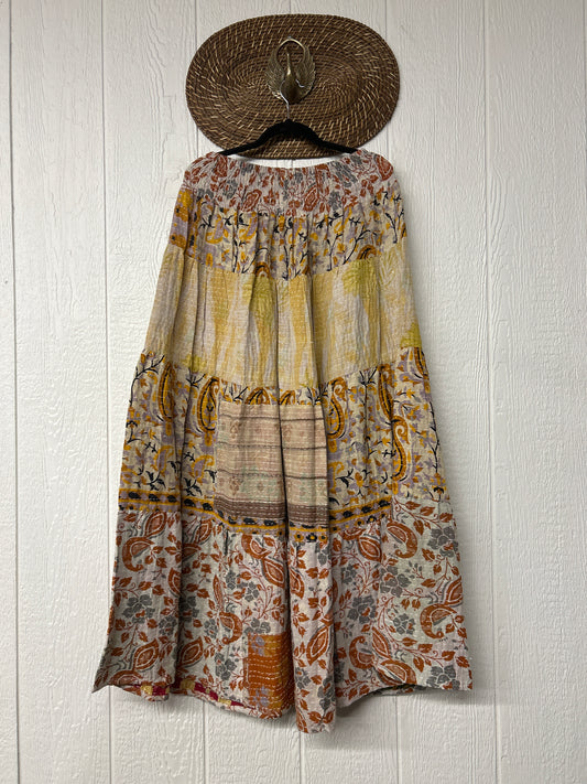 Pareo Kantha Lotus Maxi Skirt 0826 125