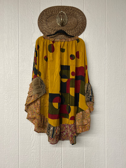 Crepe Wild Rose Skirt 1025 227