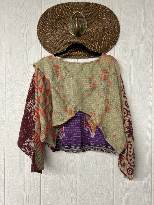 Pareo Kantha In Bloom Cropped Pullover 0326 150