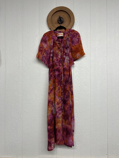 Crepe Sari Summer Woodstock Duster 0626 087