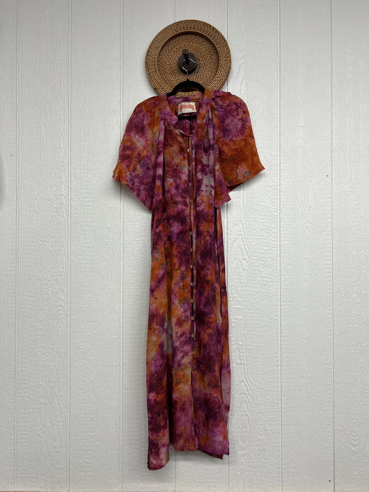 Crepe Sari Summer Woodstock Duster 0626 087