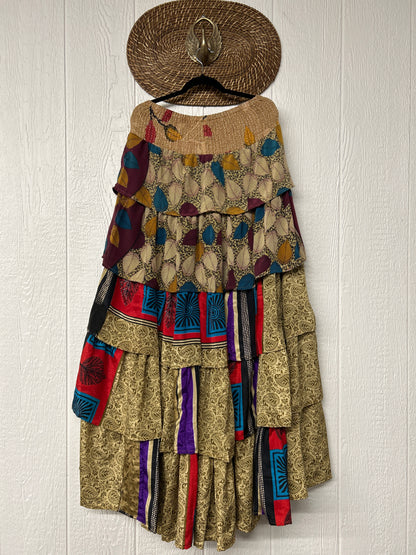 Rasgulla Sari Venus Ruffle Maxi 1125 035