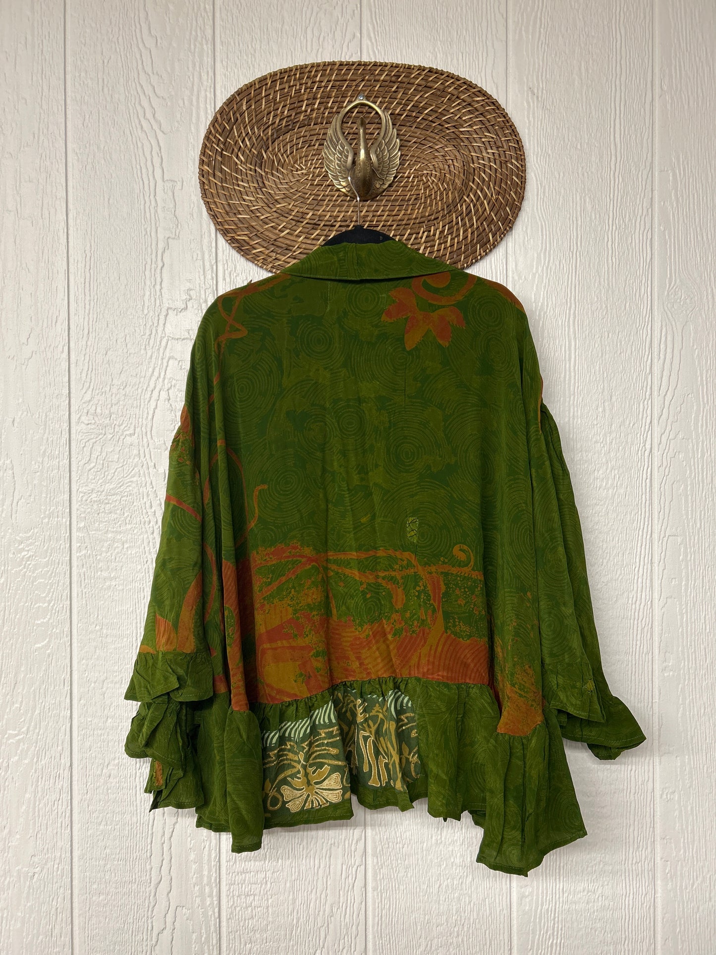 Crepe Sari Wild Rose Top 1225 206