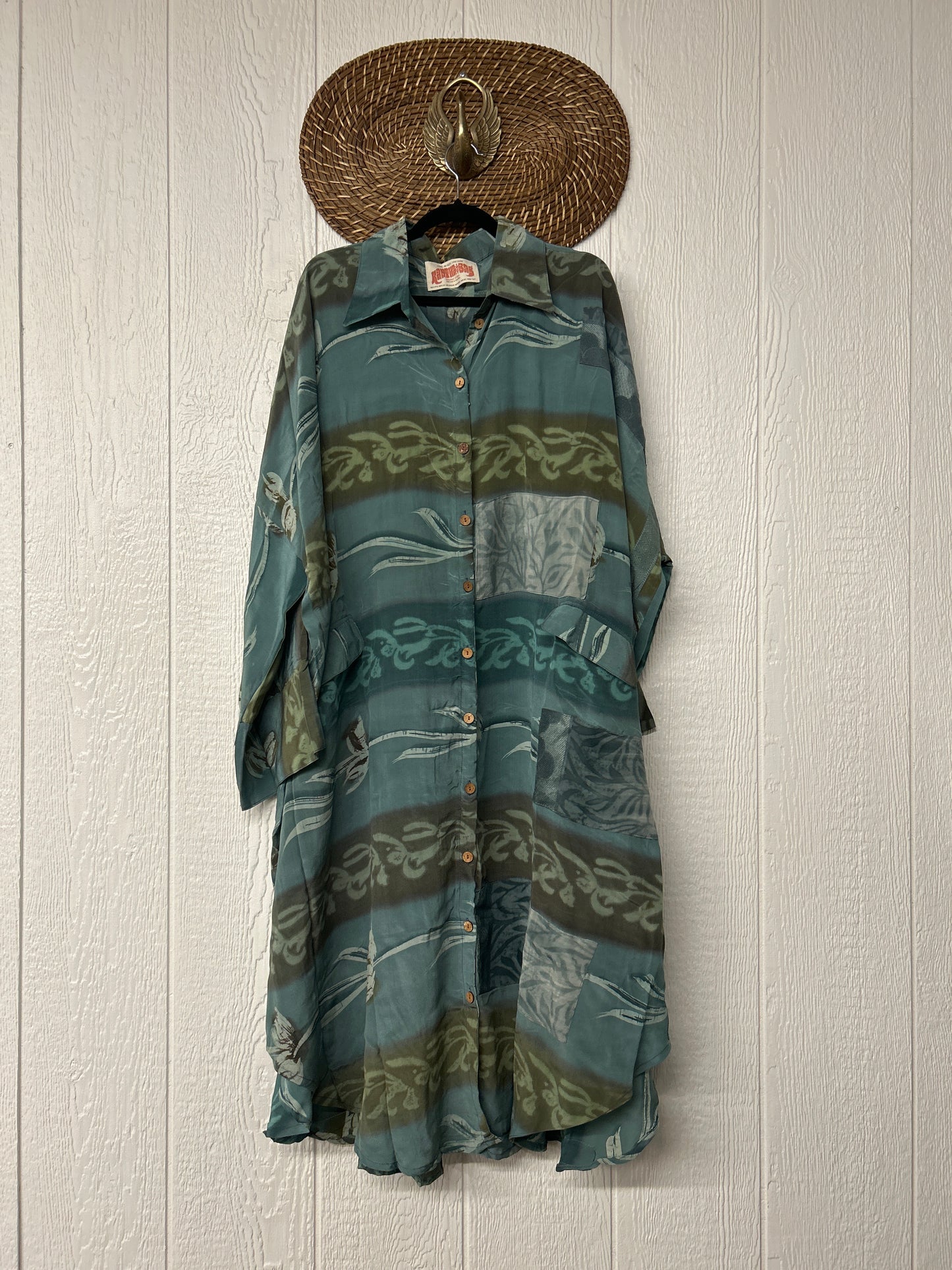 Crepe Sari Free To Be Longsleeve Maxi 0326 276