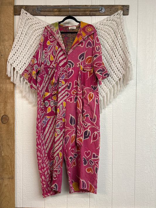Kantha Zen Hoodie Jumpsuit 0925 183