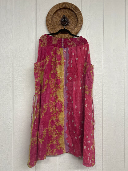 Pareo Kantha Butterfly Cargo Skirt 0426 274