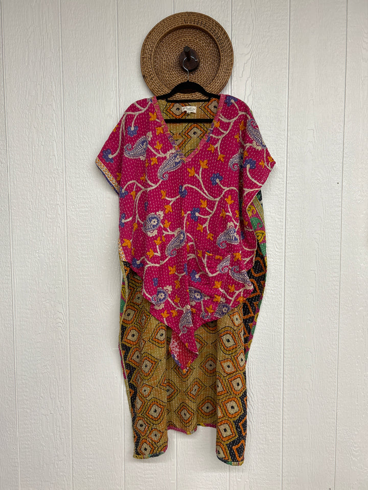 Kantha Surrender Hi Lo Poncho 1024 035