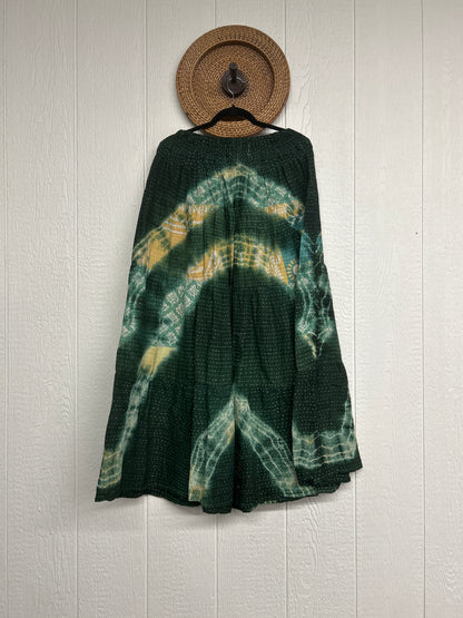 Pareo Kantha Lotus Maxi Skirt 0826 233