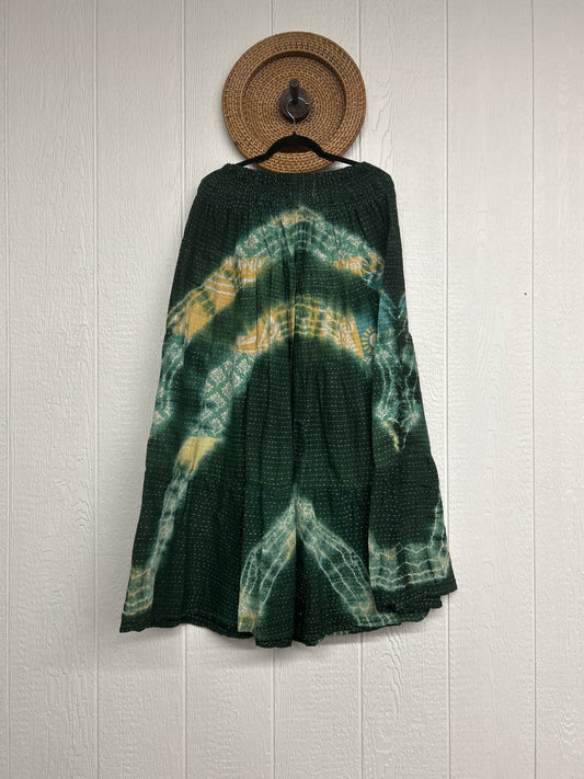 Pareo Kantha Lotus Maxi Skirt 0826 233