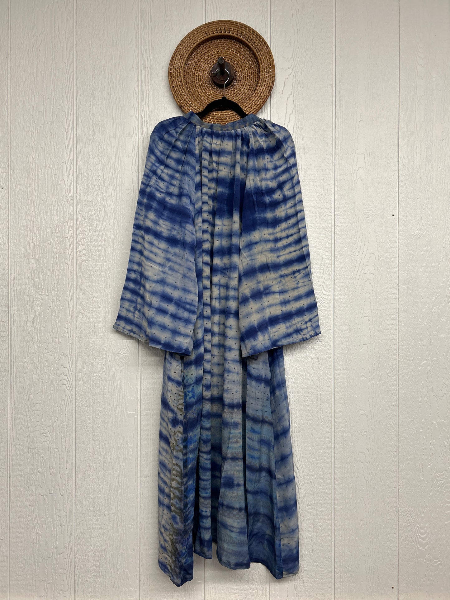 Crepe Sari Woodstock Duster Dress 0226 157