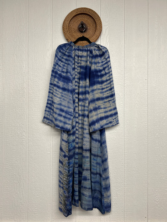 Crepe Sari Woodstock Duster Dress 0226 157