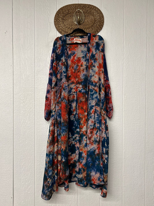 Crepe Sari Evermore Kimono 1026 156