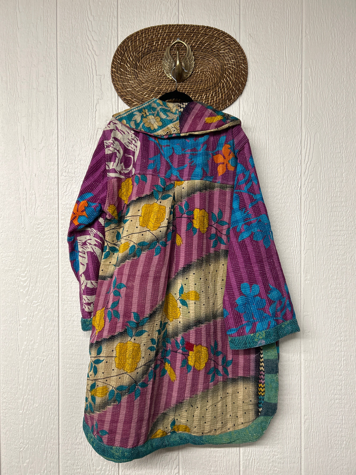 Fine Kantha Drifter Coat 1026 121