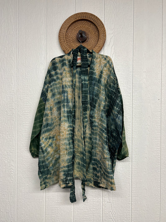 Pareo Kantha Shortie Majestic Kimono 0526 005