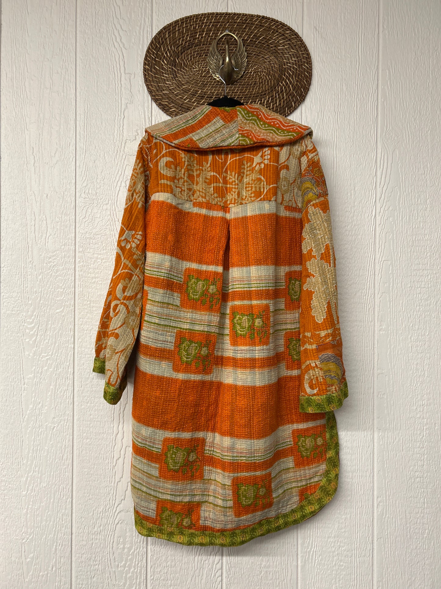 Fine Kantha Drifter Coat 1125 044