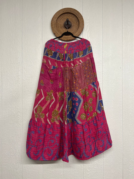 Pareo Kantha Lotus Maxi Skirt 0826 070