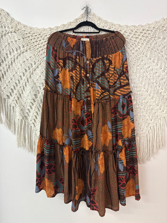 Monarch Maxi Skirt L0626 001