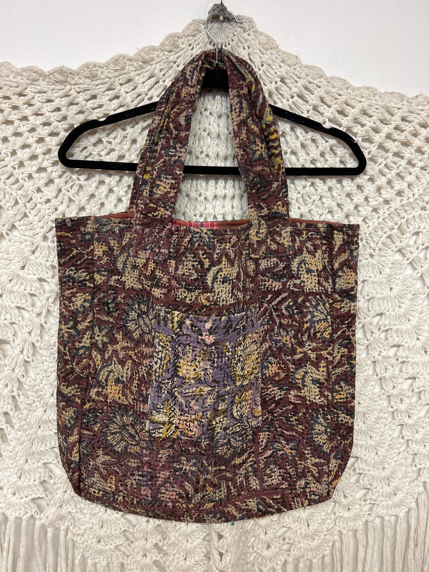 Kantha Pocket Tote - 5