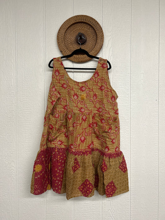 Kantha Meadow Mini Dress 0625 086