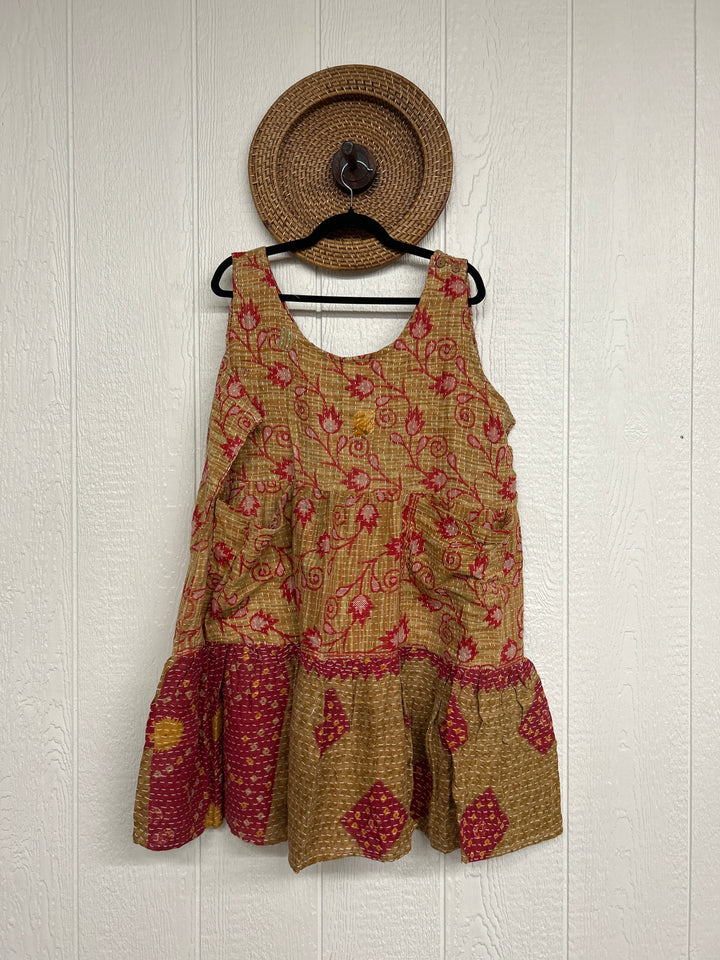 Kantha Meadow Mini Dress 0625 086