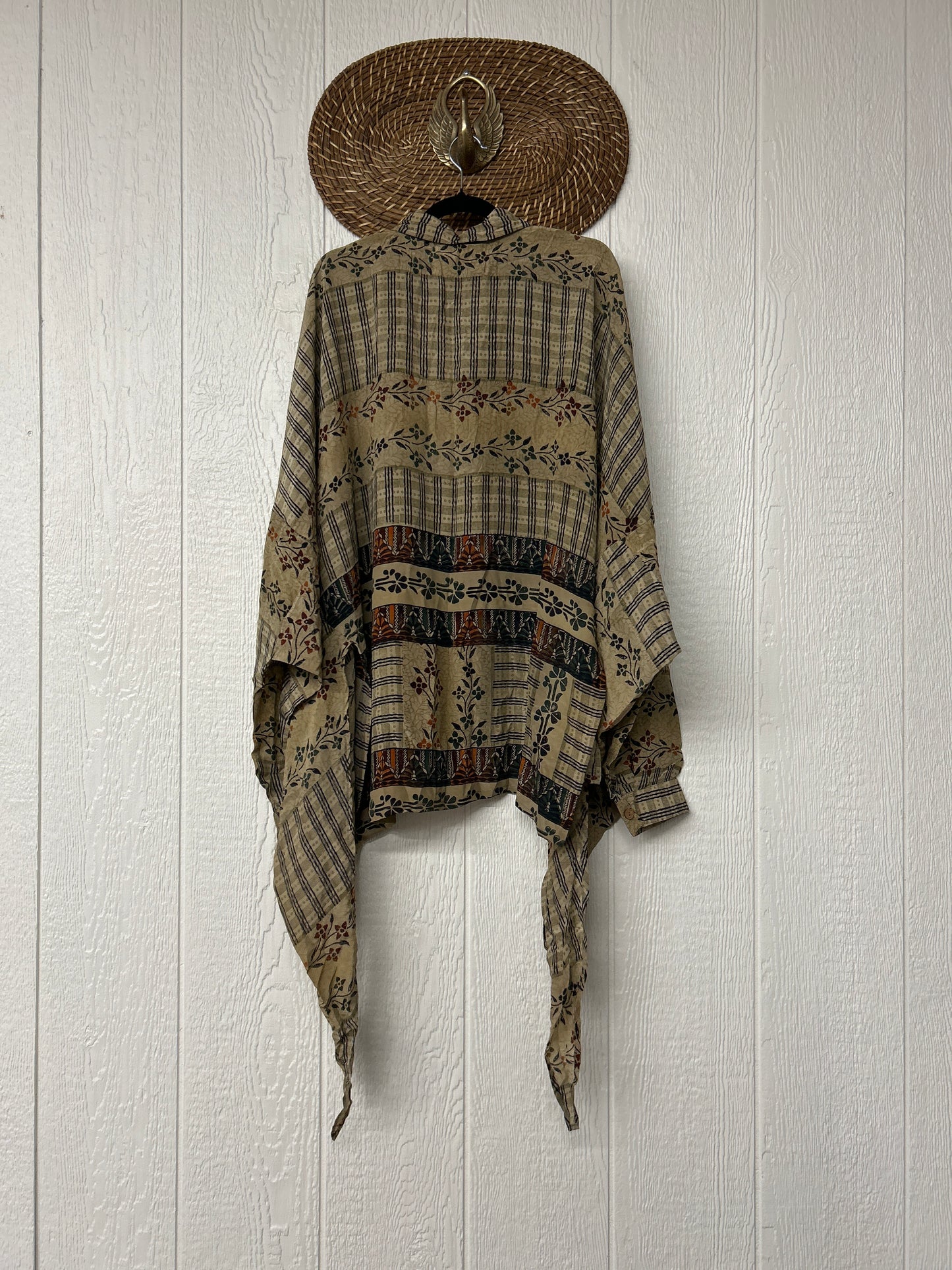 Crepe Sari Nirvana Button Down 1125 137