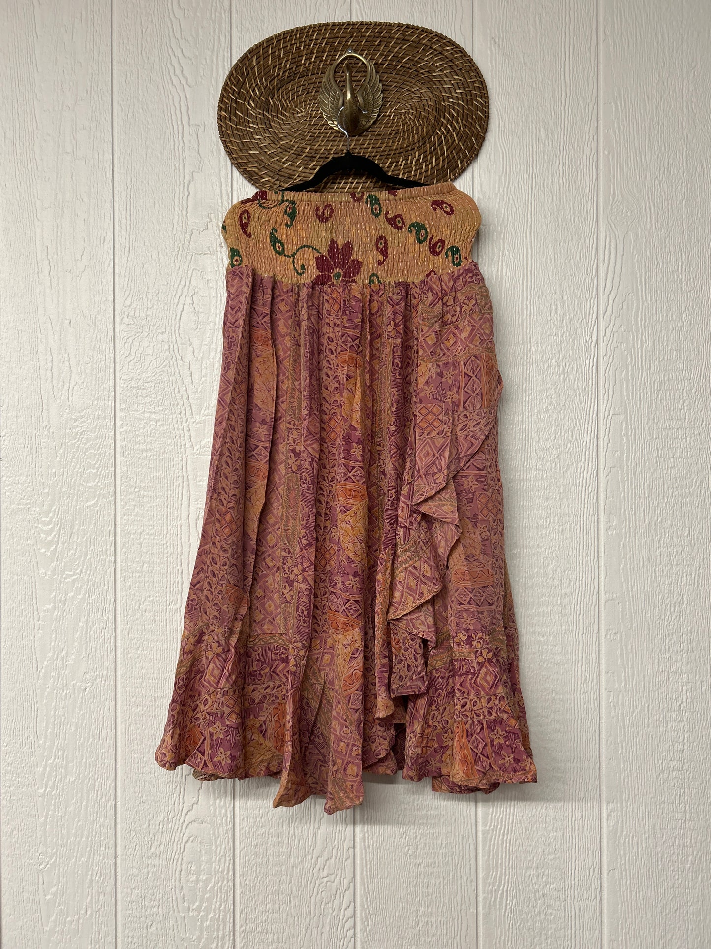 Crepe Sari Inner Peace Wrap Skirt 0626 091