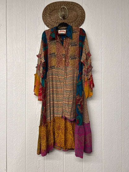 Crepe Sari Rhiannon Duster Dress 0226 030