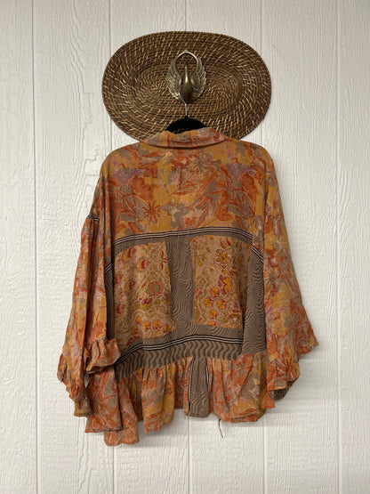 Crepe Sari Wild Rose Top 1225 224