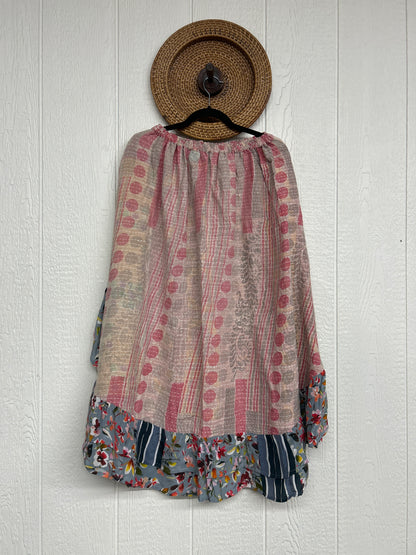 Pareo Kantha Wild Rose Skirt 0426 258