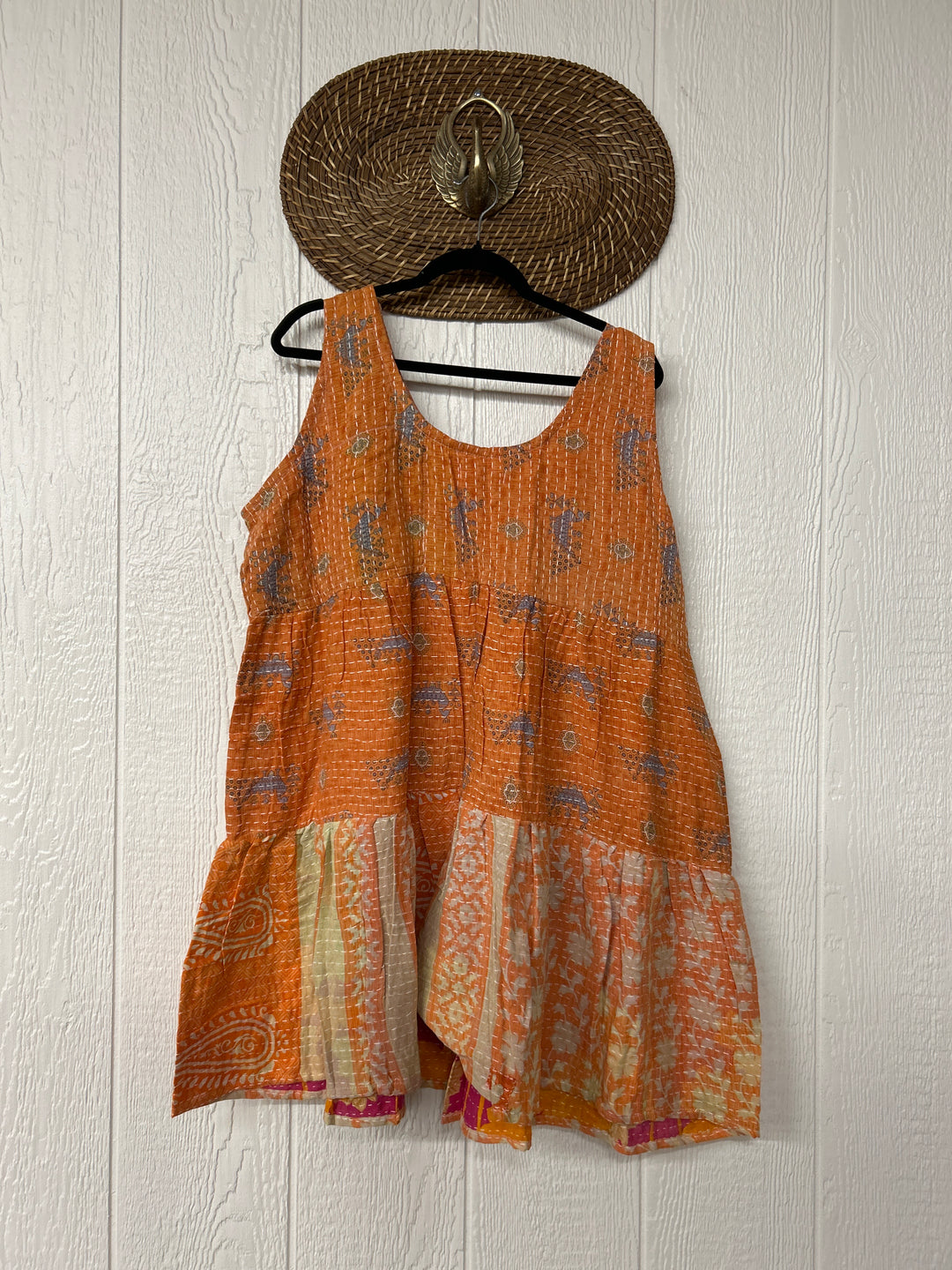 Kantha Meadow Mini Dress 0625 231