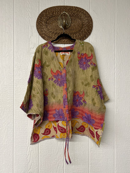 Pareo Kantha Hi-Lo Butterfly Top 0626 039