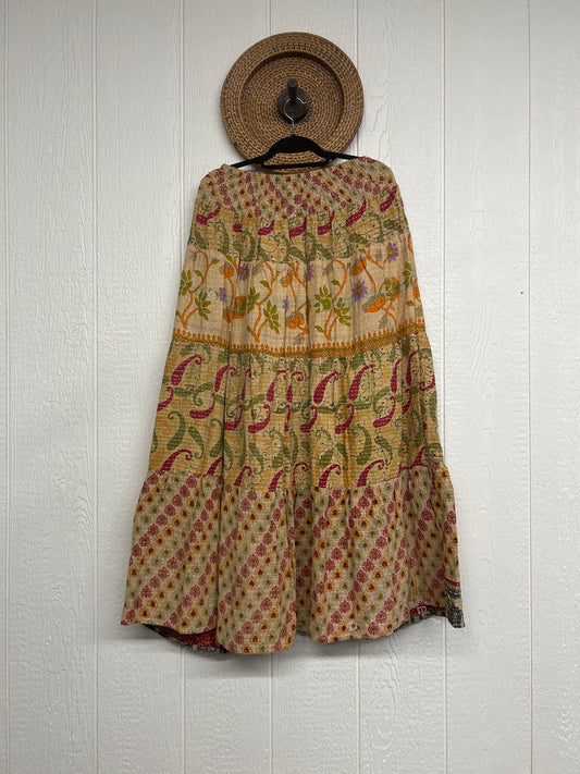 Pareo Kantha Lotus Maxi Skirt 0826 064