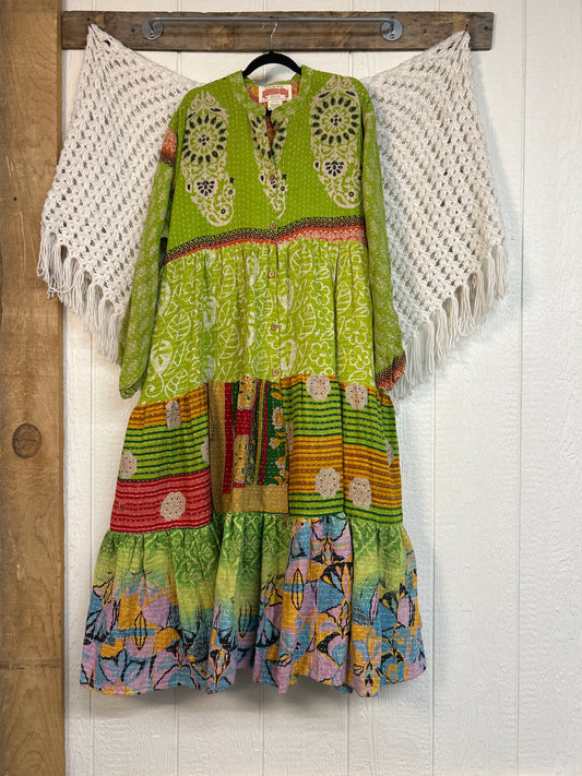 Pareo Kantha Luminous Maxi Dress 0126 269