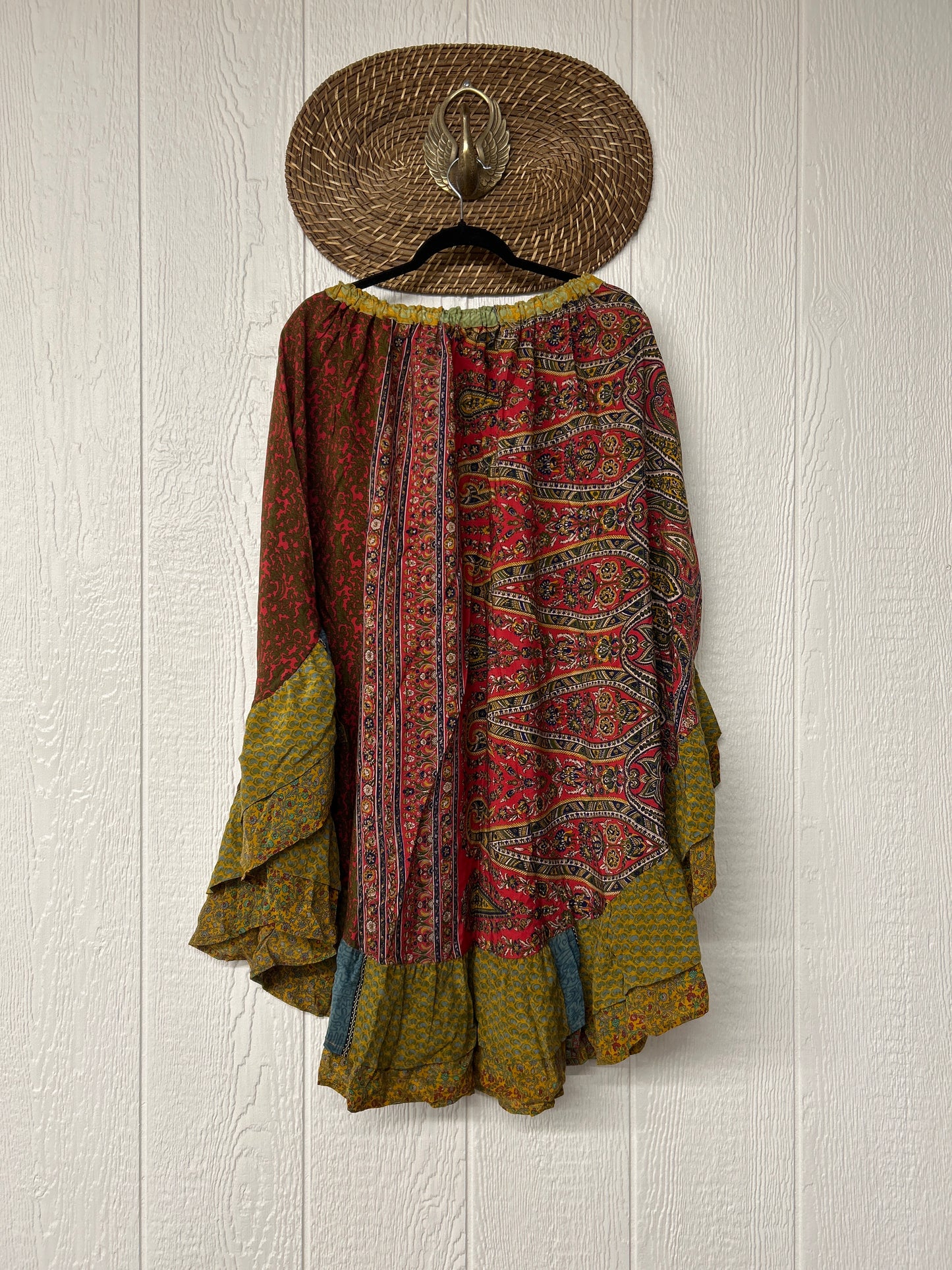 Crepe Wild Rose Skirt 1025 239